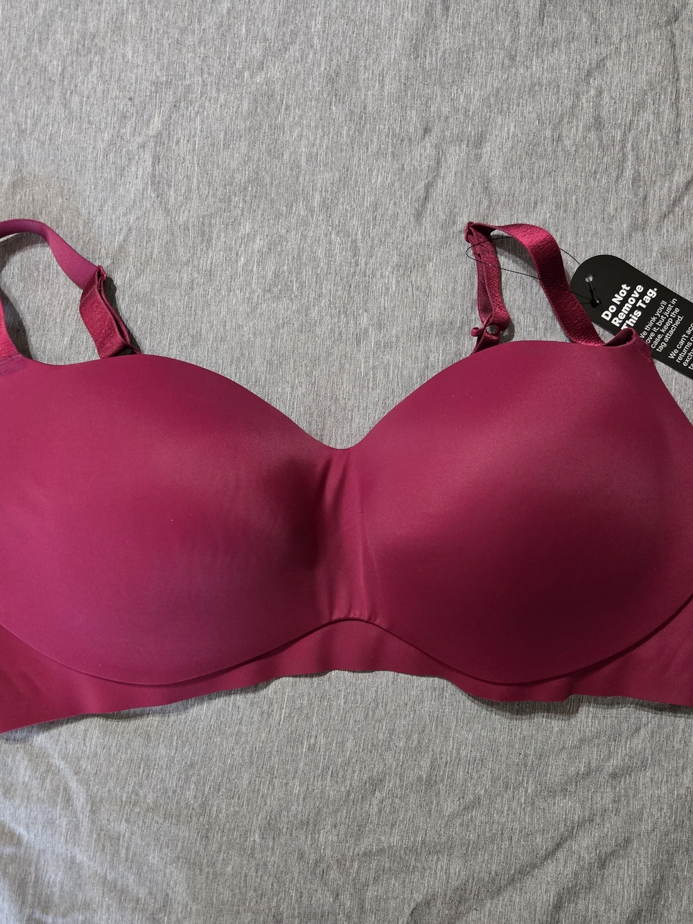 Wireless Molded T-Shirt Bra in Hot Pink